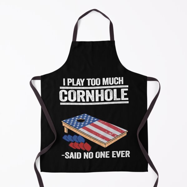 Item preview, I Play Too Much Cornhole Quote American Flag Corn Hole designed and sold by Stronzi.