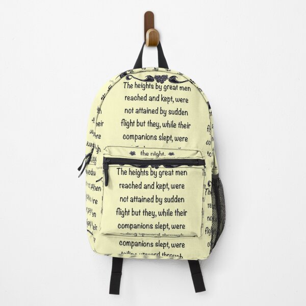 Item preview, Inspirational motivational affirmation - The heights by great men reached and kept designed and sold by Artonmytee.