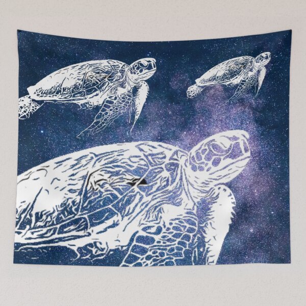 Item preview, Cosmic ghost turtle design  designed and sold by TrippyEarth.