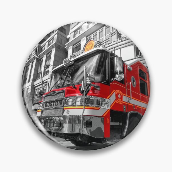 Item preview,  Boston Fire Truck  designed and sold by hawkie.