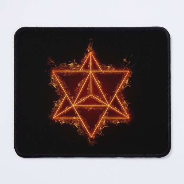 Item preview, Flaming Merkaba - Sacred Geometry - Fire Art - Manafold Art designed and sold by Manafold.