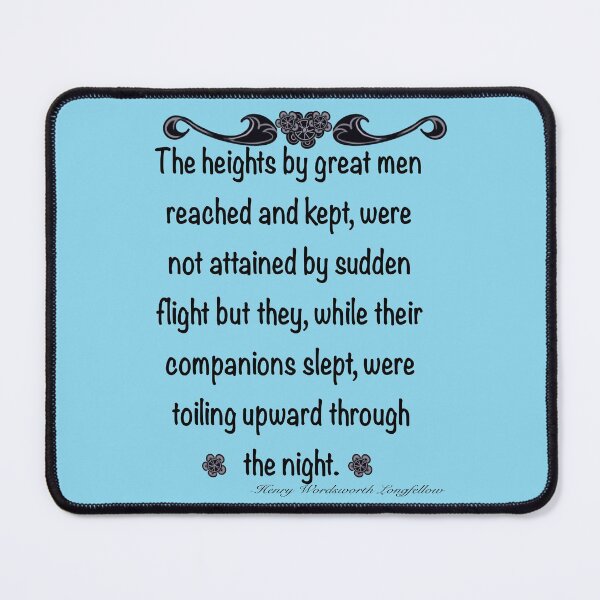 Item preview, Inspirational motivational positive affirmation - The heights by great men reached and kept designed and sold by Artonmytee.