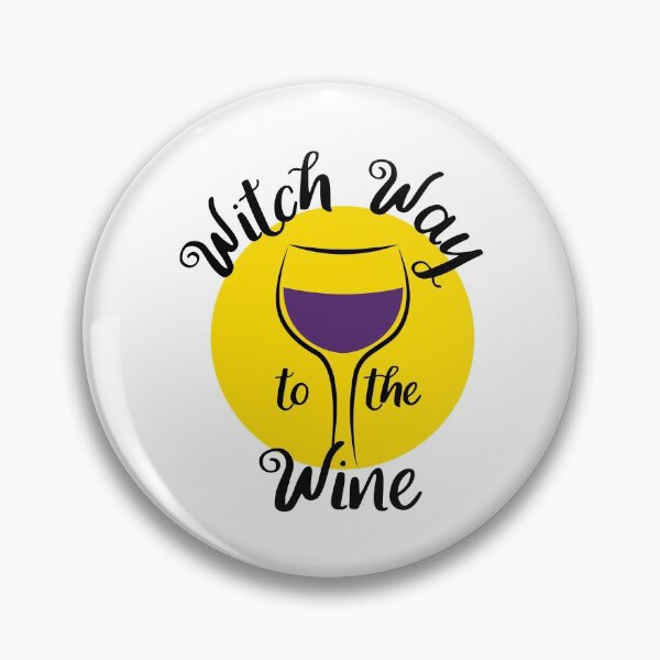 Item preview, Witch Way to the Wine designed and sold by CreativeMill.