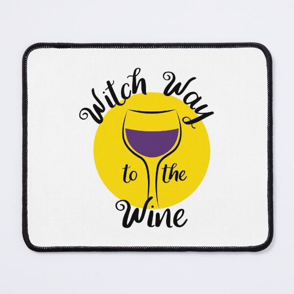 Item preview, Witch Way to the Wine designed and sold by CreativeMill.