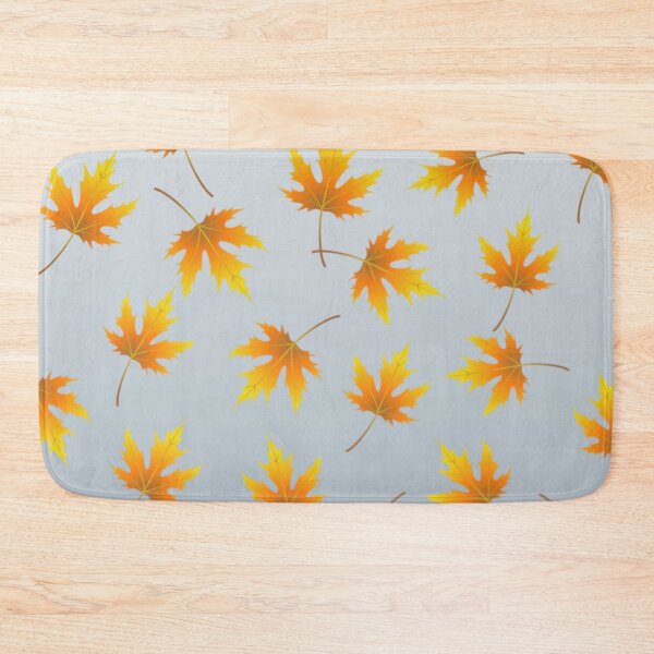 Item preview, PATTERN FALLING AUTUMN YELLOW MAPLE LEAF designed and sold by samArtline.
