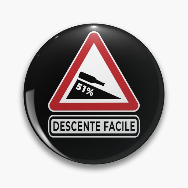Item preview, Easy descent - A humor sign on alcohol designed and sold by rubislys.