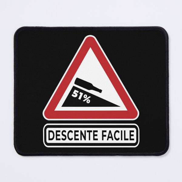 Item preview, Easy descent - A humor sign on alcohol designed and sold by rubislys.