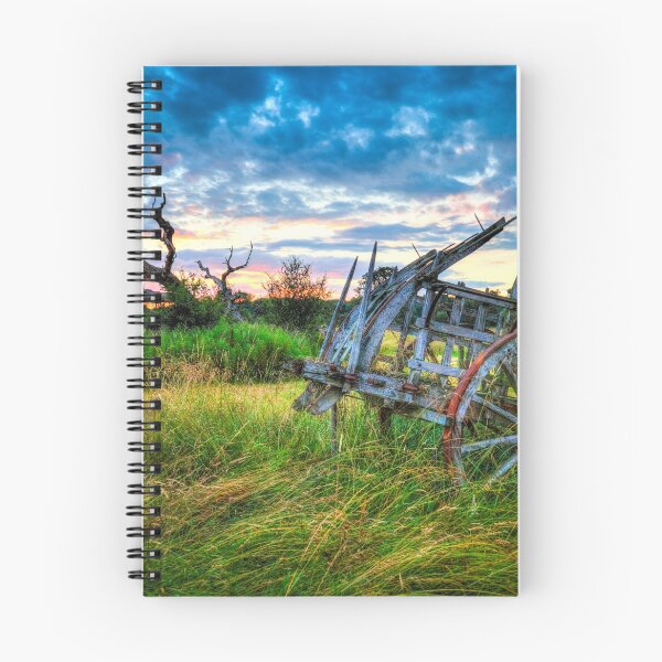 Item preview, Old Hay Cart Dramatic Sunset designed and sold by Paul Thompson Photography.