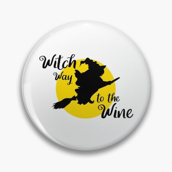 Item preview, Witch Way to the Wine designed and sold by CreativeMill.