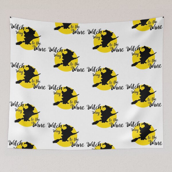 Item preview, Witch Way to the Wine designed and sold by CreativeMill.