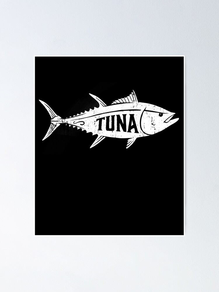 Tuna Fish fishing Fishermen Vintage Distressed | Poster