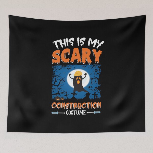Artikelvorschau, Dies ist mein gruseliges Baukostüm lustiges Halloween-Geschenk für einen Bauarbeiter entworfen und verkauft von ZOHANATION.
