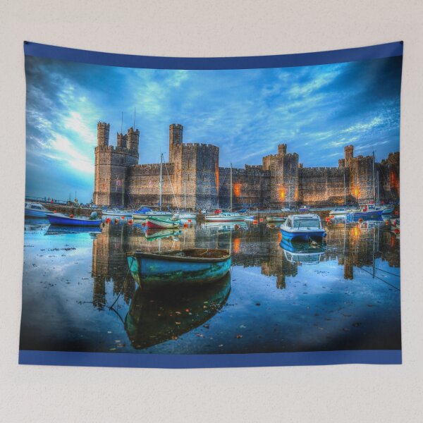 Item preview, Caernarfon Castle At Night designed and sold by Paul Thompson Photography.
