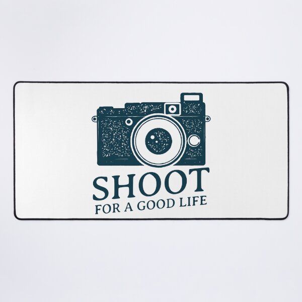 Item preview, Shoot For A Good Life Vintage Camera Photographer's Philosophy designed and sold by TeachUrb.