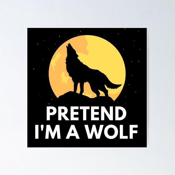 Item preview, Finge que soy un lobo designed and sold by InsaneCorner.