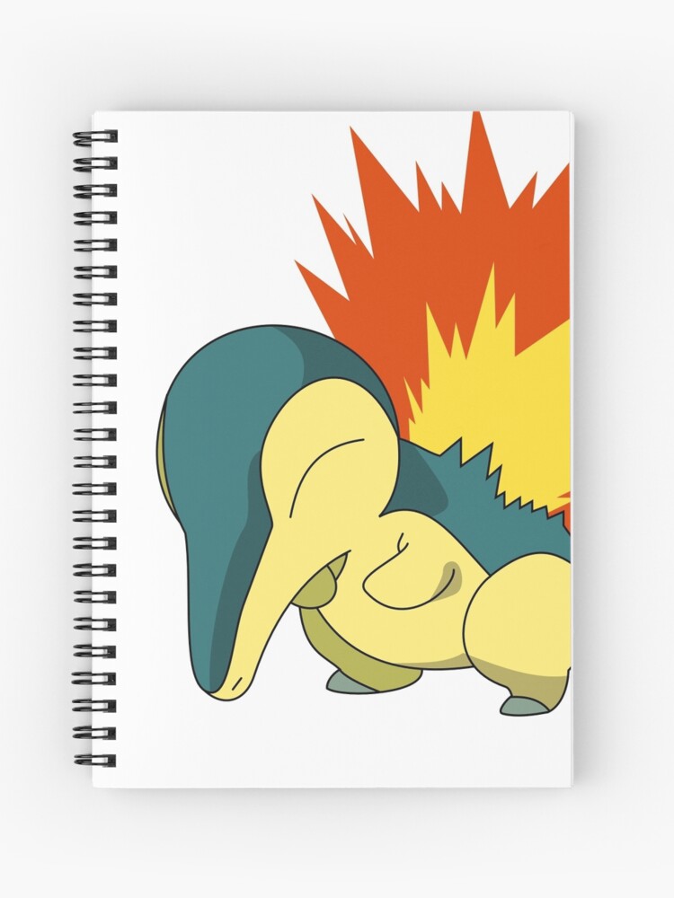 Cyndaquil Second Gen Fire Starter Pokemon Spiral Notebook By Tokyoheartbreak Redbubble