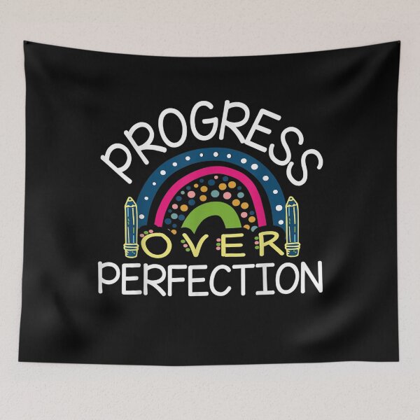Item preview, Teacher Motivational Progress Over Perfection designed and sold by GeorgeArutledg.