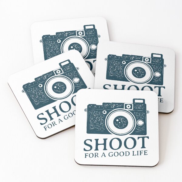 Item preview, Shoot For A Good Life Vintage Camera Photographer's Philosophy designed and sold by TeachUrb.