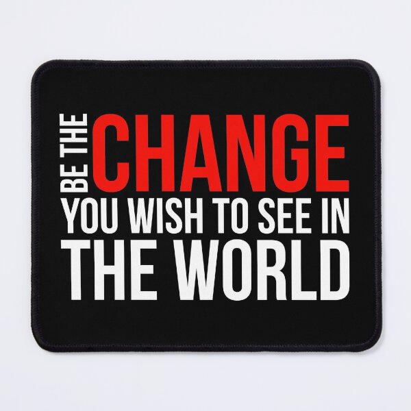 Item preview, Be The Change Gandhi Quote designed and sold by designandclouds.