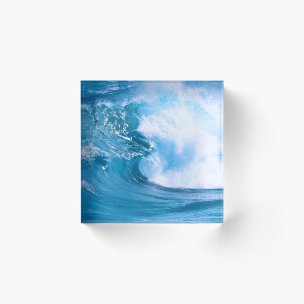 Aperçu de l'œuvre Texture de vagues d'eau abstraite de l'océan bleu créée et vendue par MiSou Shop.