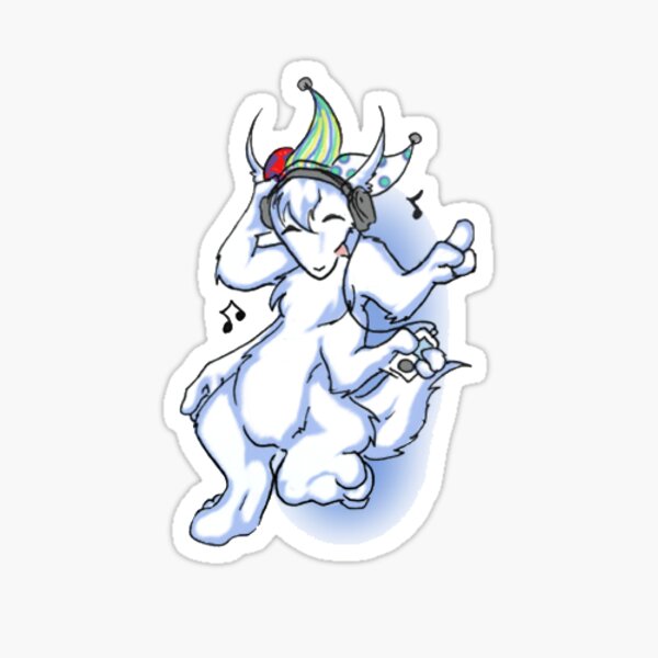 koji's headphones Sticker