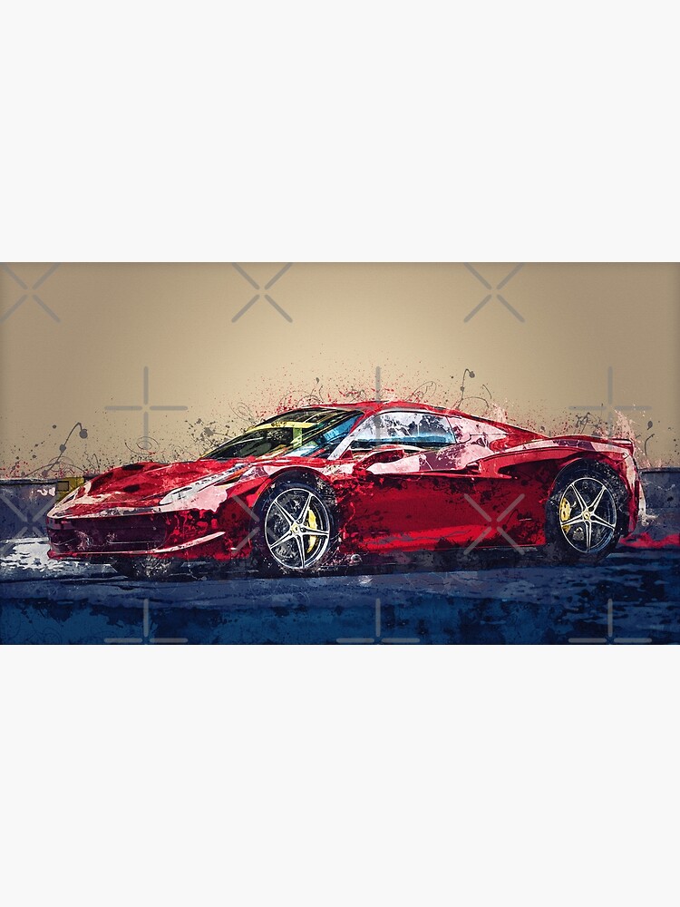 Ferrari Supercar Wall Art Poster – Aesthetic Wall Decor