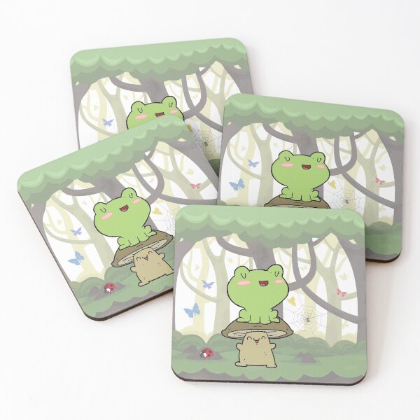 Item preview, Frog and Mushroom Friends designed and sold by DonneeCreations.