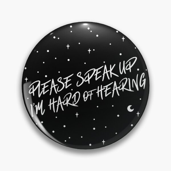 Item preview, Stars Please Speak Up I'm Hard of Hearing designed and sold by MoonMint.