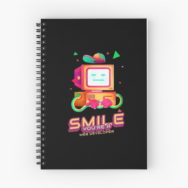 Item preview, Smile, you're a web developer - Funny Web Development designed and sold by Shirtlify.