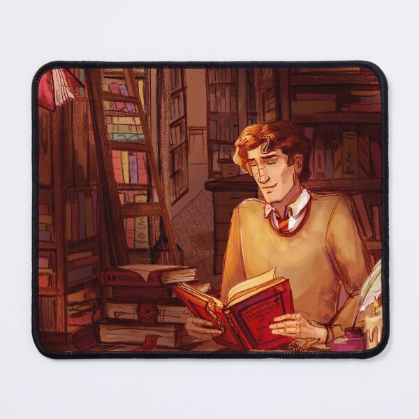 Item preview, (Future) Professor Moony in a library designed and sold by SaprKatArt.