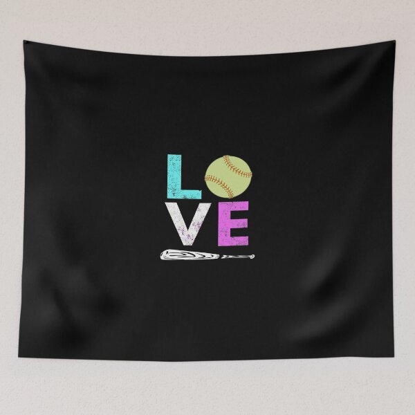 Item preview, Womens & Girls Love Softball Best Lovers Item Tee designed and sold by lnasros.