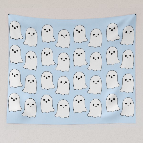 Item preview,  Cute Blue Pastel Ghosts - Halloween designed and sold by yungpisces.