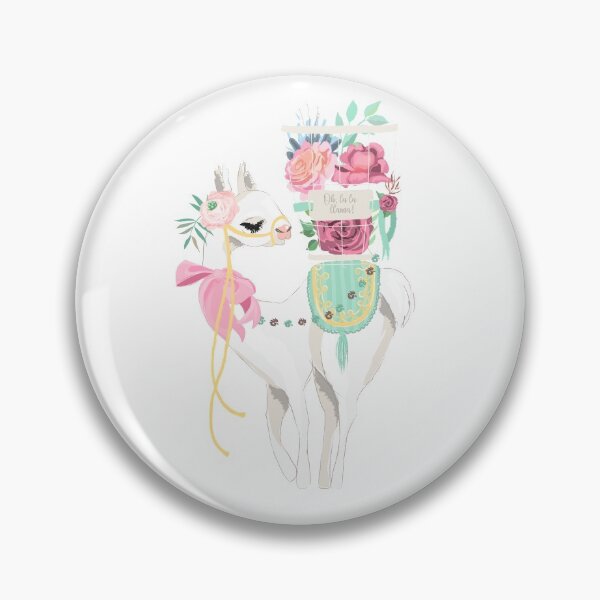 Item preview, Llama Alpaca Flowers Lovers Oh la la llama Funny Novelty designed and sold by cssdru.