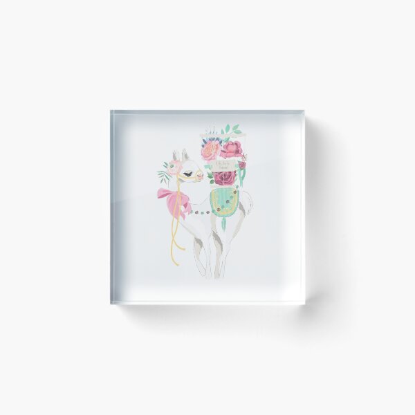 Item preview, Llama Alpaca Flowers Lovers Oh la la llama Funny Novelty designed and sold by cssdru.