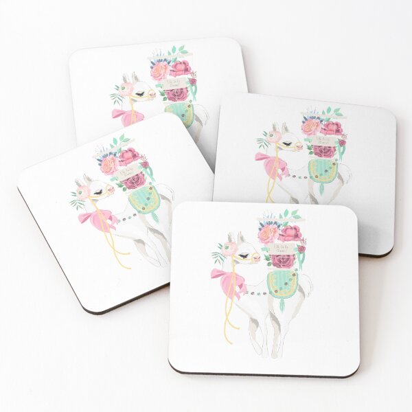 Item preview, Llama Alpaca Flowers Lovers Oh la la llama Funny Novelty designed and sold by cssdru.