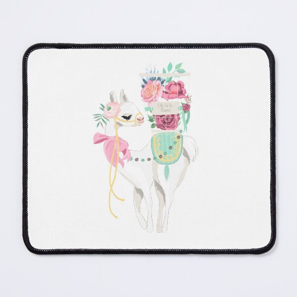 Item preview, Llama Alpaca Flowers Lovers Oh la la llama Funny Novelty designed and sold by cssdru.