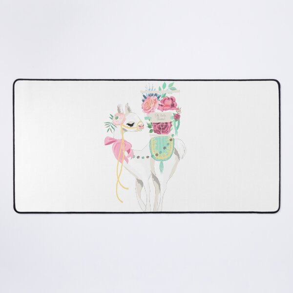 Item preview, Llama Alpaca Flowers Lovers Oh la la llama Funny Novelty designed and sold by cssdru.