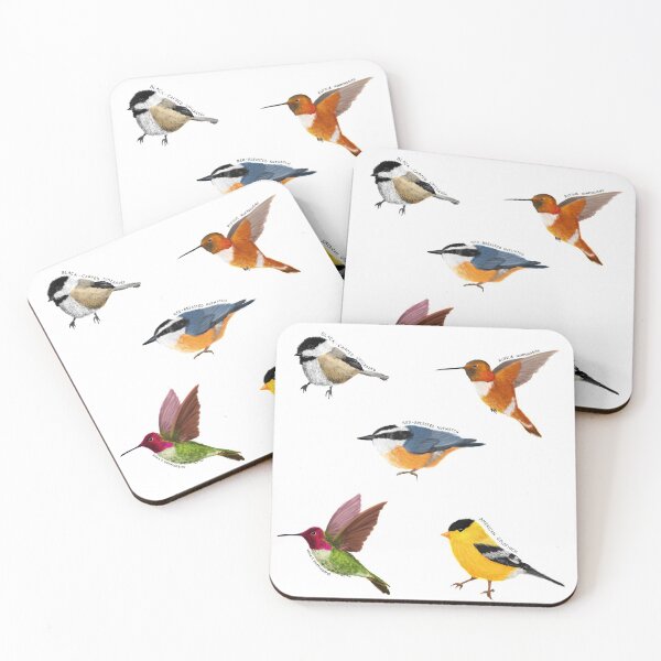 Item preview, Little Birds of the Pacific Northwest designed and sold by Fernheart Designs.