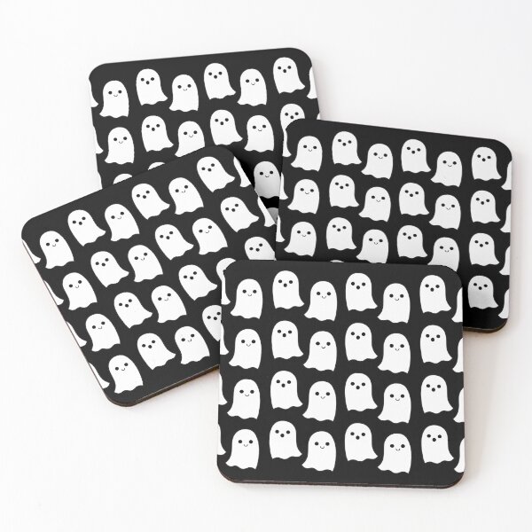 Item preview, Cute Ghosts in Black - Halloween designed and sold by yungpisces.