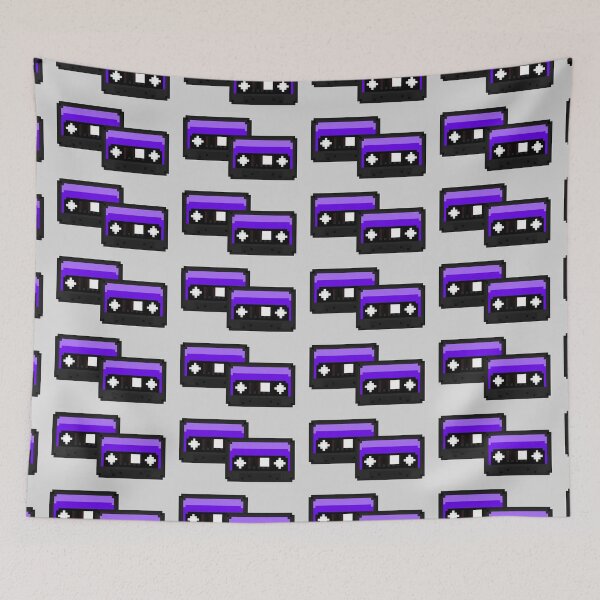 Item preview, Purple Pixel Cassette Tape designed and sold by rin3d .
