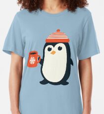 Penguin the Cute Penguin Winter Adorable Animal Slim Fit T-Shirt