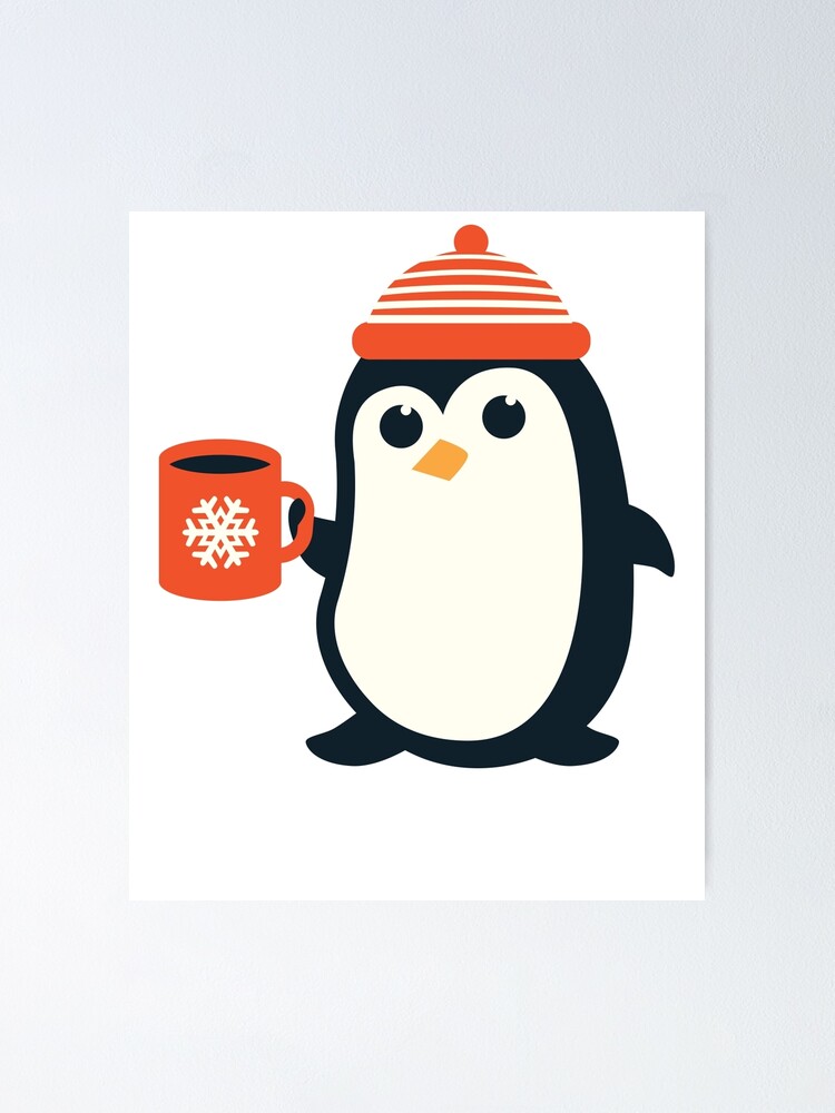 Cozy up with this adorable Chilly Penguin Ceramic Mug