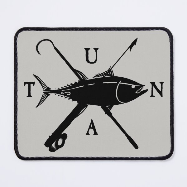 Tuna Fishing Logo Harpoon and Gaff Fishermen Distressed Cap for