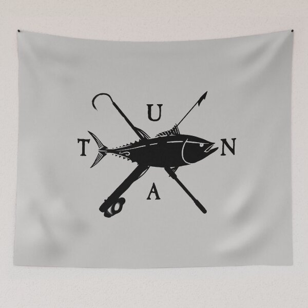 Item preview, Tuna Fishing Logo Harpoon and Gaff Fishermen designed and sold by funnytshirtemp.