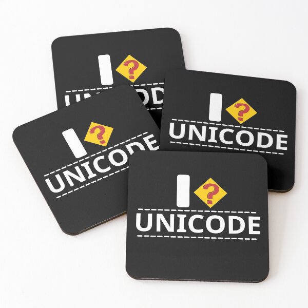 Item preview, I UNICODE, Missing question mark, Funny humor programmer designed and sold by Sasikharn.