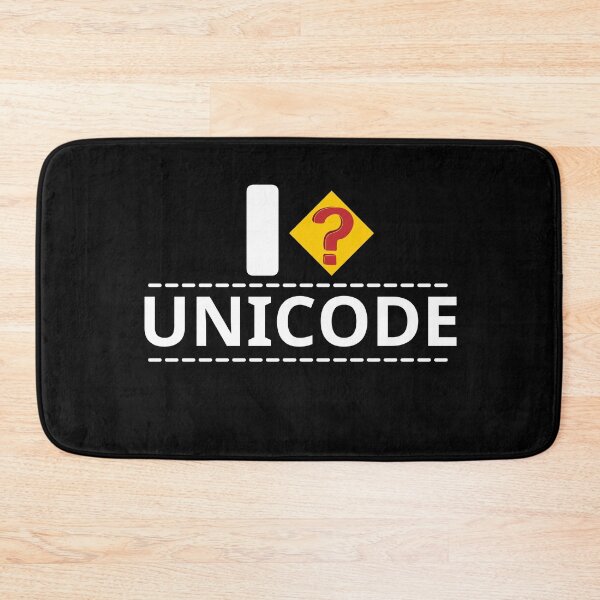 Item preview, I UNICODE, Missing question mark, Funny humor programmer designed and sold by Sasikharn.