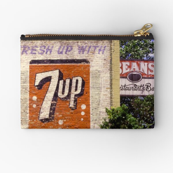 7-Up on Bean's Diner, Austin, Texas Zipper Pouch