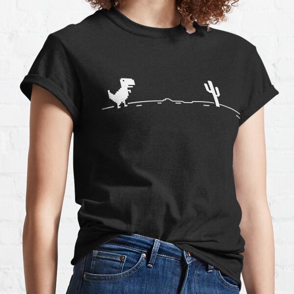 Google Chrome Dinosaur Game Classic T-Shirt
