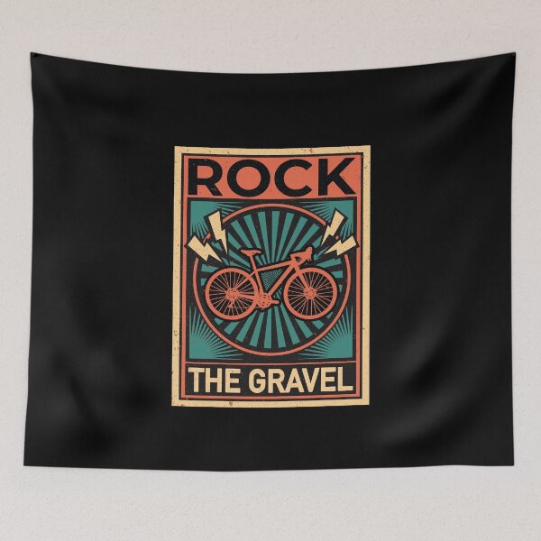Artikelvorschau, Rock The Gravel, Offroad-Radfahren Gravel Biking entworfen und verkauft von TheReallyNiceStuff.