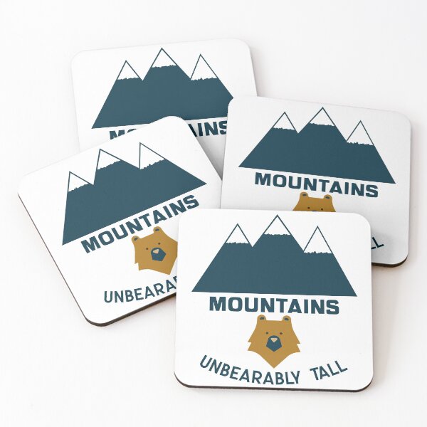 Item preview, Unbearable Mountains Unbearably Tall Camping Camper's Wildlife Adventure designed and sold by TeachUrb.